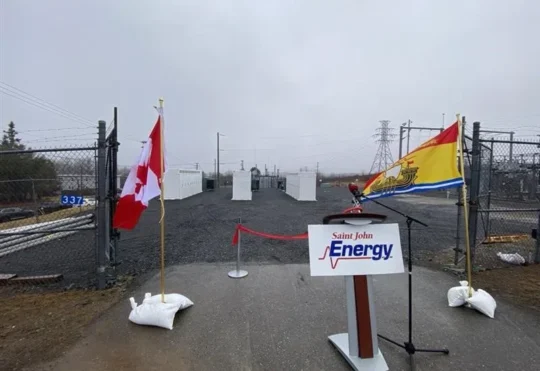Saint John Energy’s renewable storage project online