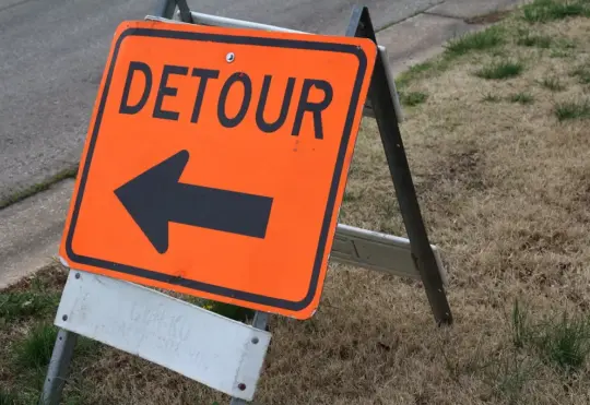 Somerset Street reduced to one lane