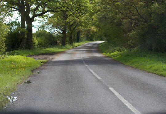 Temporary bridge on Route 333