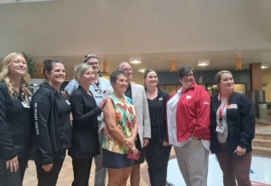 Québec woman thanks N.B. health-care workers who saved her life