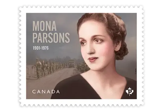 Stamp honours Second World War resistance fighter Mona Parsons