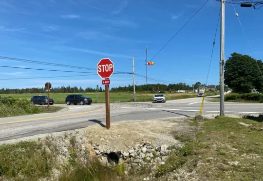 Greenville/Hardscratch intersection becomes 4-way stop