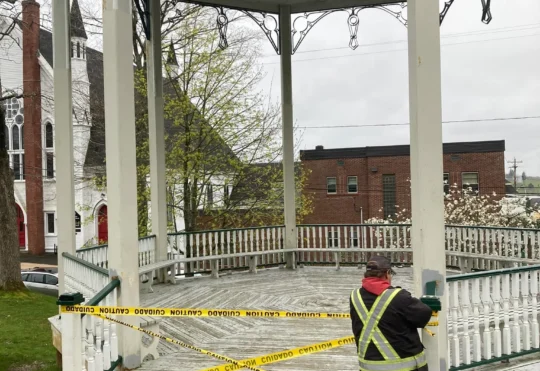 Lunenburg band stand closed