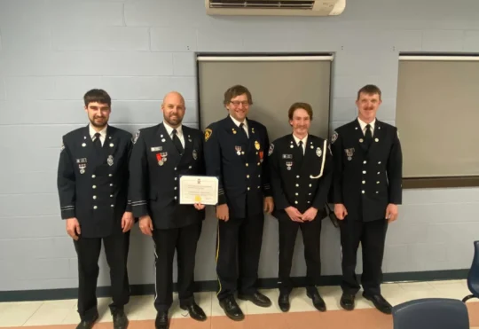 Lunenburg firefighters recognized for role in Shelburne wildfires