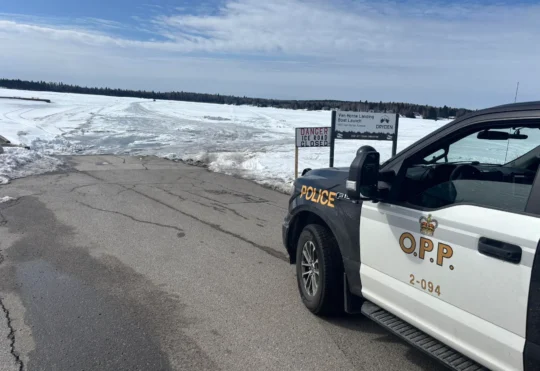 Spring weather making ice roads more dangerous, OPP warns
