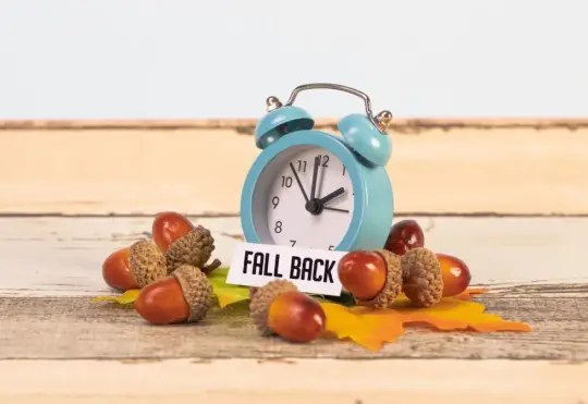 Clocks fall back on Sunday morning