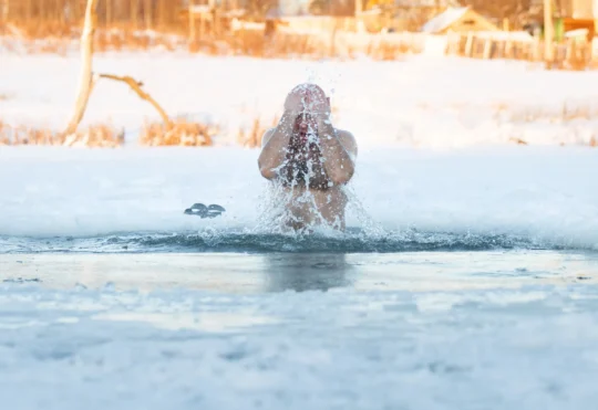 Darkside Dippers take New Year’s plunge