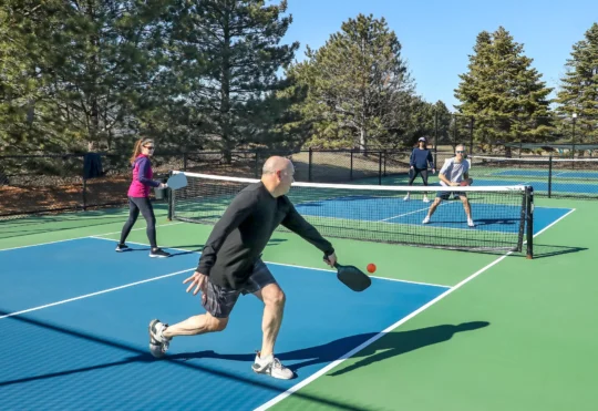 Three pickleball courts available at Shamrock Park