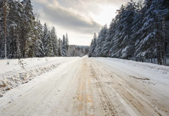 School buses delayed due to road conditions