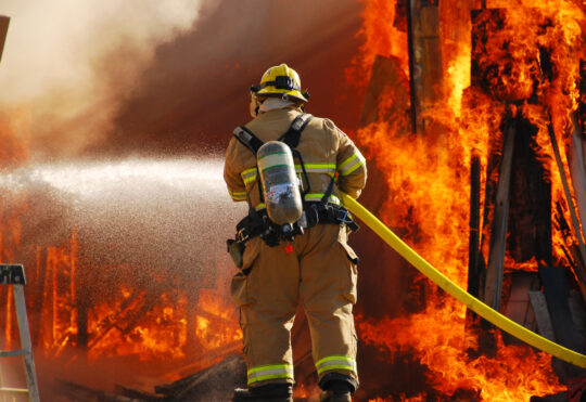 Commercial fire causes significant electrical hazard for crews
