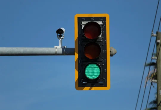 Traffic light maintenance on Mapleton Road