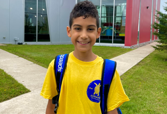 Dieppe boy swimming 15 km to inspire others in the fight against cancer