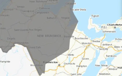 Prairie wildfires causing poor air quality for large part of N.B.