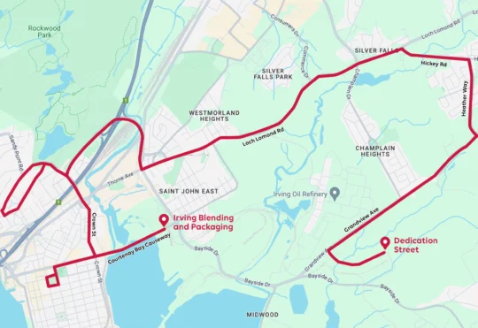 Tribute procession in honour of Arthur Irving