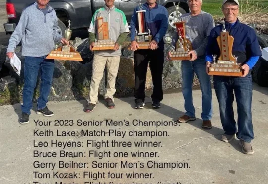 Beauty Bay Golf Course, Senior Men’s League, May 21, 2024
