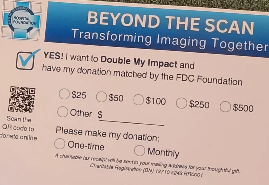 Another significant donation for the Beyond the Scan campaign