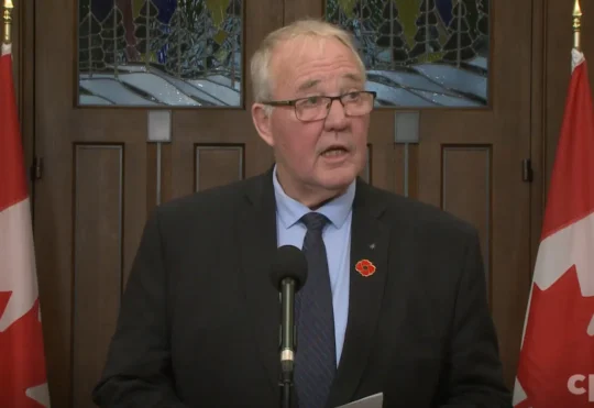 Defence minister in Halifax