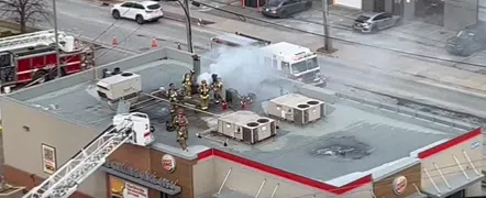 Fire at Burger King in North End Halifax