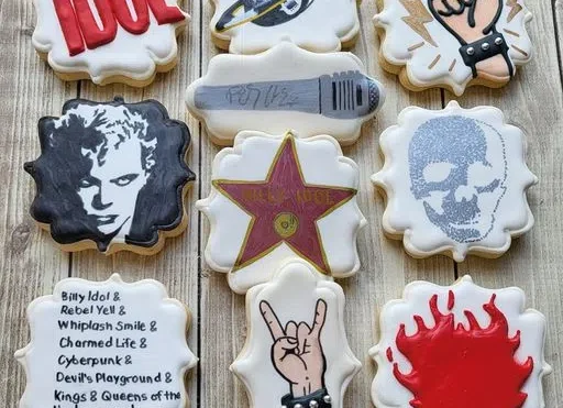 Billy Idol shows love for cookies from Riverview business