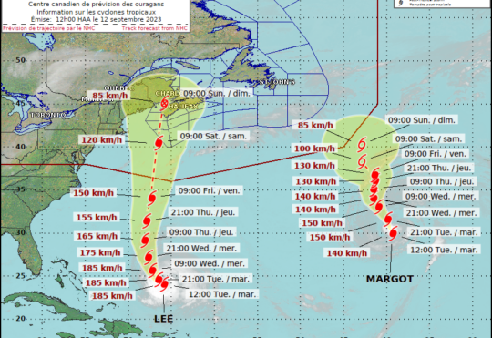 Lee’s impacts expected to be felt across the Maritimes