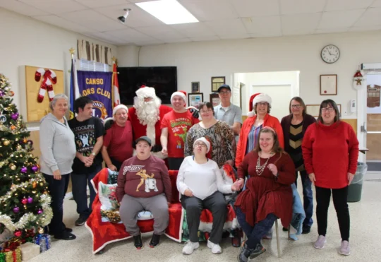 Pancake Breakfast with Santa at the Canso Lions Club