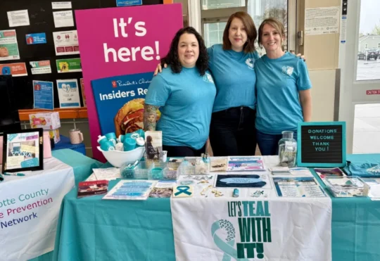 Wear teal day: Charlotte County takes a stand against sexual violence