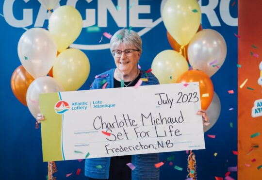 Oromocto woman wins big again with ALC ticket