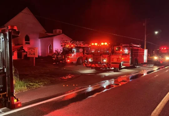Fire damages century-old church in Moncton