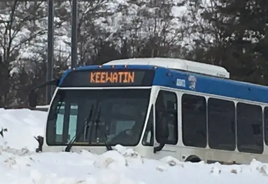 Transit service suspended