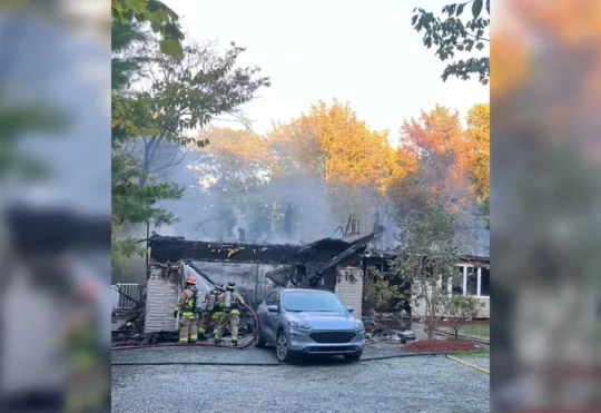 Fire destroys house in Lower Sackville
