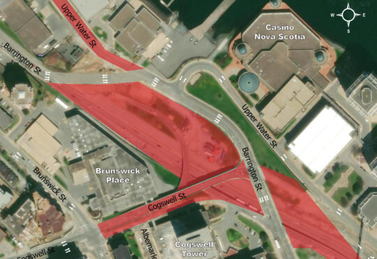 Upcoming street closures in Cogswell District
