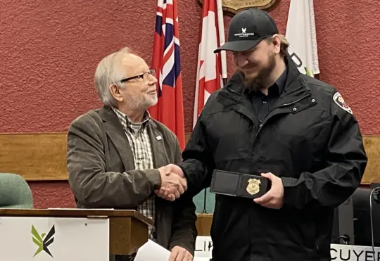 Town officially welcomes new by-law officer