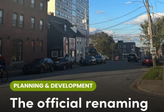 Event to officially rename Cornwallis Street to Nora Bernard Street