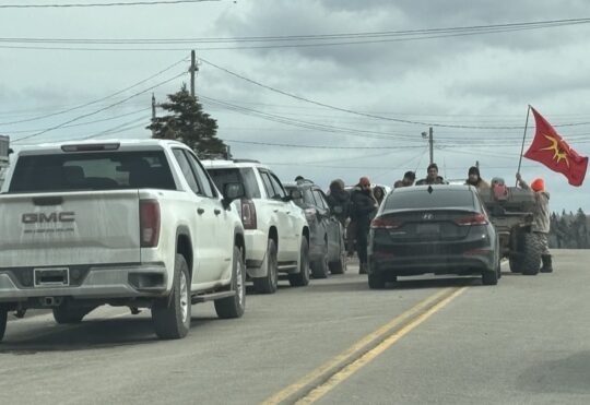 Update: Highway 4, 102 blocked by protestors over cannabis raids