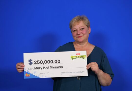$250k win for Shuniah woman