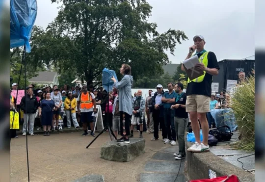 ‘So powerful it moved me to tears’, large rally at Dalhousie ahead of conciliation