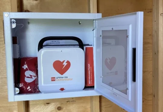 Defibrillator now available at Hal Betts Sportsplex
