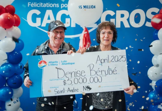 $5 million dollar Lotto 6/49 win for N.B. woman