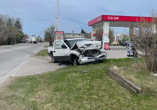 Car chase ends in Dryden