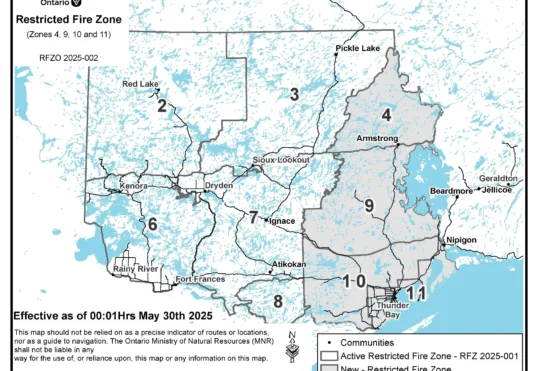 Restricted Fire Zone being expanded eastwards
