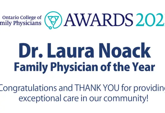 OCFP awards local doctor