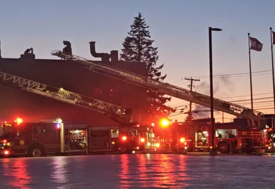 Extensive smoke and water damage at St. George Boulevard business
