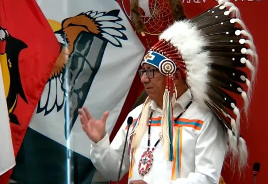 Alvin Fiddler sworn in as NAN Grand Chief