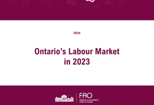 FAO finds job growth in Ontario slowing