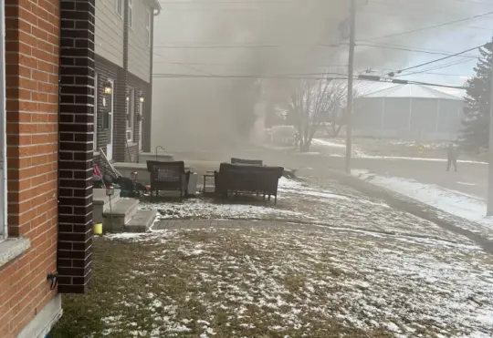 Fire damages house in north end