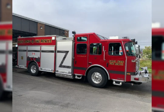 Saint John Fire marks 50 years of rescue service with new truck