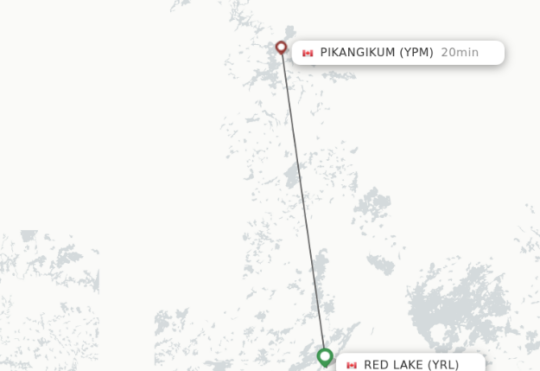 Plane leaves runway in Pikangikum