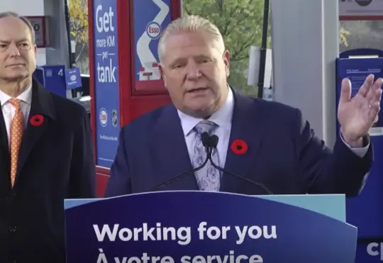 Ford announces gas and fuel tax cut extension
