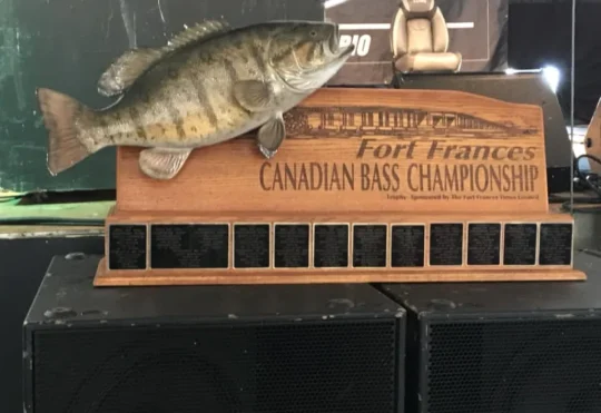 Set up of Fort Frances Bass Championships continues