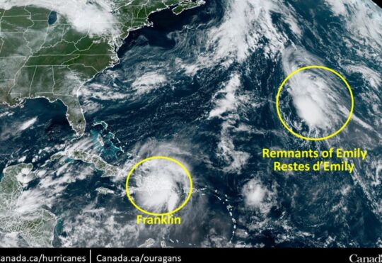 Franklin track will remain uncertain through weekend